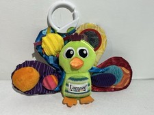 Lamaze Jacques The Peacock Sensory Soft Toy Clip On Textures Sounds Colours