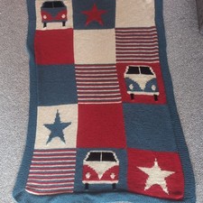 Handmade Wool Vintage Blanket