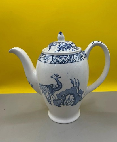 Vintage blue white yuan wood - vintage,