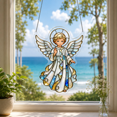 Guardian angel acrylic - angel,