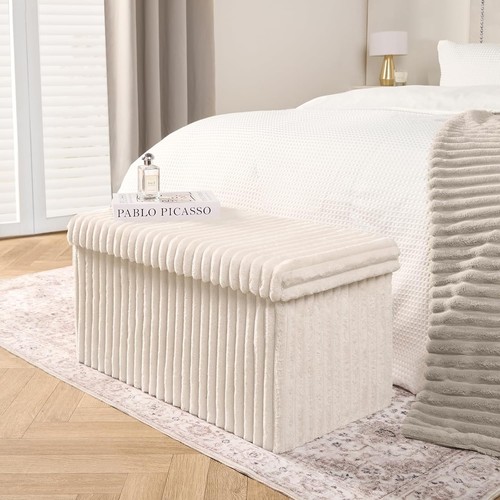 Rectangle storage ottoman box - storage,