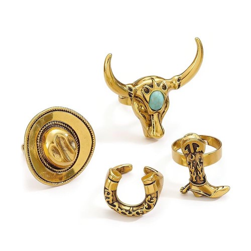Western ring set for women - western,