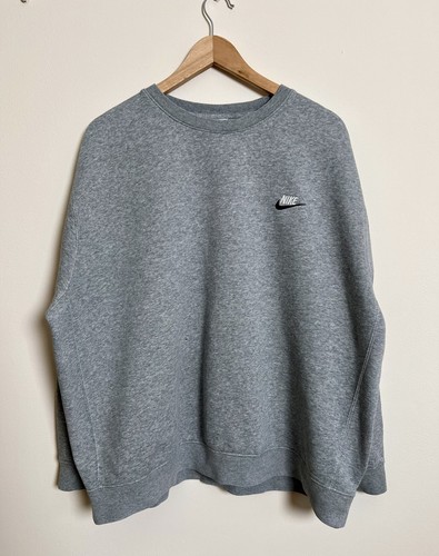 Nike grey crew - crew, neck