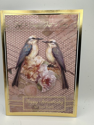 Handmade anniversary card - a5,