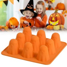 Flexible Halloween Ghost Chocolate Molds Ghost Ice Mould  Kitchen Baking