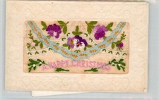WW1 SILK EMBROIDERED ENVELOPE