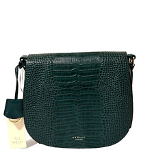 RADLEY Handbag Green Leather