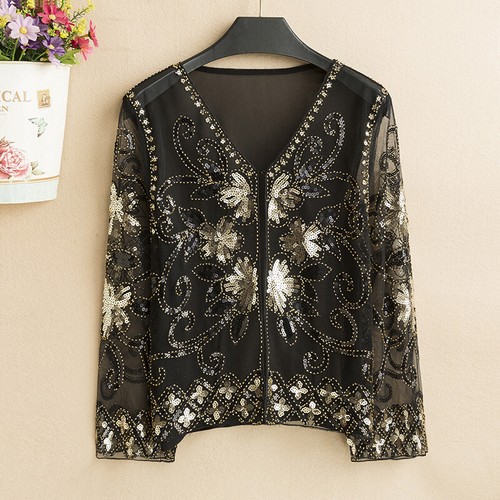 Women bolero shrug top - top, sheer