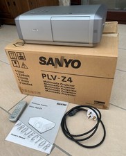Sanyo PLV-Z4 3LCD HD Home Cinema Projector and 100 inch 16:9 Fixed Frame Screen