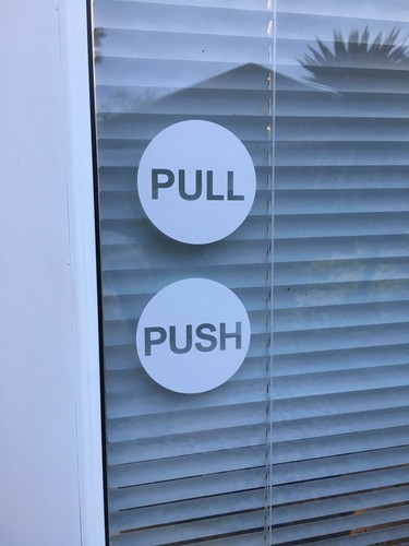 Pairs pull push door - 2,