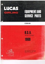 BSA C25 B25 B44 A50 A65 A75