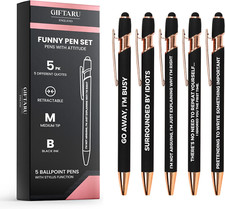 GIFTARU Funny Pens, Pack of 5