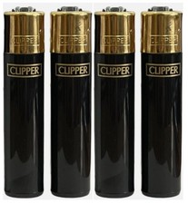 4 x BLACK / GOLD CLIPPER