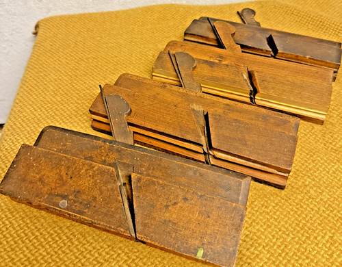 Job lot antique wooden - lot,