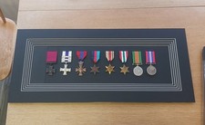 FRAMED MEDAL COLLECTION VC MC