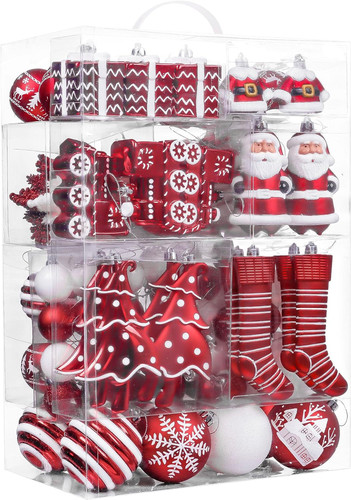Christmas tree ornaments set - ornaments,