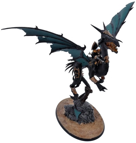 Dark elves sorceress dragon - elves, on