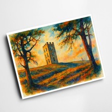 A6 PRINT - Kinpurnie Tower