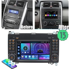 2GB+64GB FOR B200 2008-2017 A-Class Car Stereo Radio Android 13 GPS SatNav WIFI