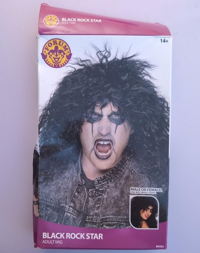 Black rock star wig alice - star,