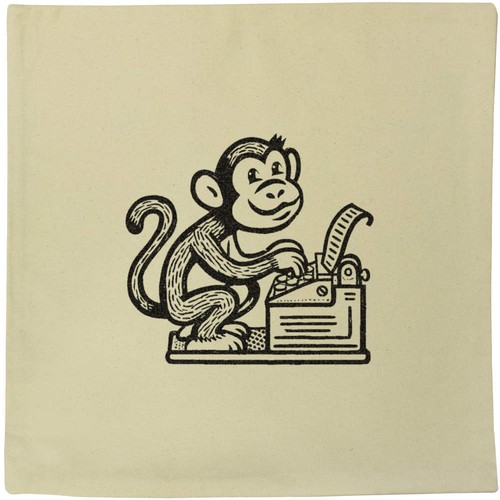 Silly monkey typewriter - monkey, typewriter'