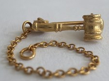 Vintage Judges Gavel 10kt Gold