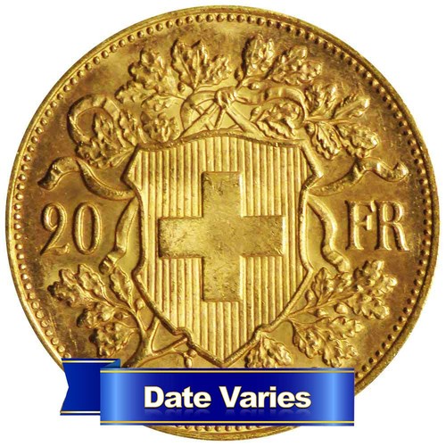 Swiss gold francs - swiss, helvetia