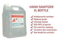5L Hand Sanitizer Gel 70%