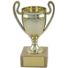 Multisport Trophies Gold Cup Marble Base Any Sport Awards 4 Sizes FREE Engraving