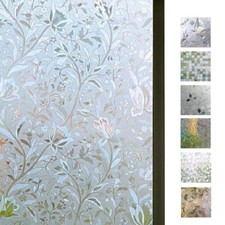 Window Home Film Privacy Static Cling Stained Glass Film Decoration Waterproof