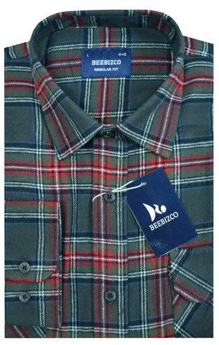 Plaid flannel shirt - flannel,