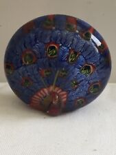 Murano Glass,Chinese Glass,Millefiori Glass Peacock Paperweight