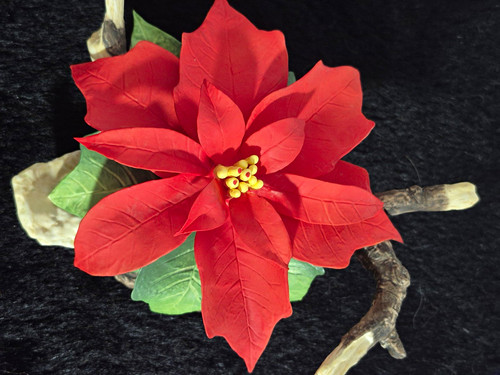 Boehm porcelain poinsettia - boehm,