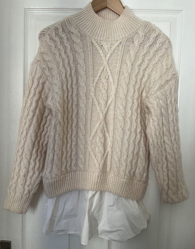 Cream cable knit - f&f,