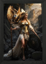 Athena Goddess Framed Wall Art