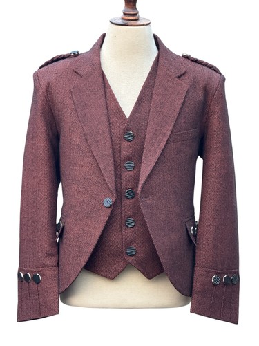 Men tweed argyle kilt jacket - men's,