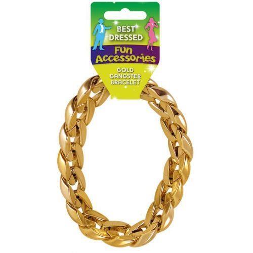 Gold bracelet pimp gangster - bracelet,