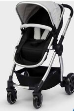 Mothercare Journey Edit Pram And Pushchair - grey/black and silver 