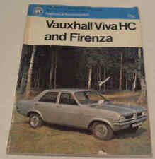 Vauxhall Viva HC and Firenza Pearson's Illustrated Car Servicing guide