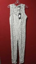 Mela london grey lace - grey, jumpsuit