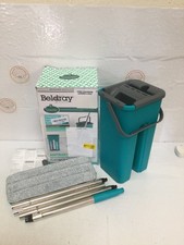Beldray Flat Head Floor Mop Space Saving Integrated Spinning