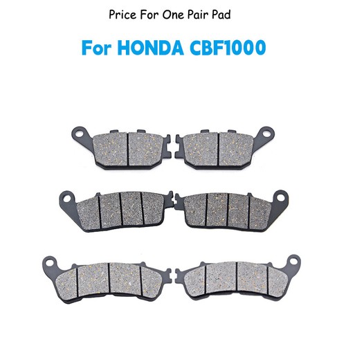 Front rear brake pads - front, for