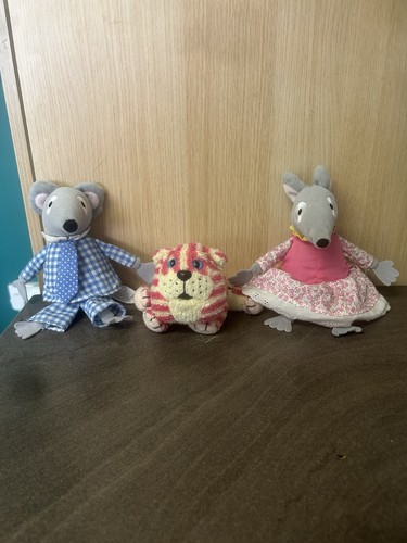 Vintage bagpuss plush bundle - bagpuss,