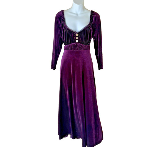 Monsoon purple velvet midi - monsoon,