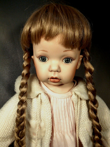 Porcelain doll tibby - doll, (539)