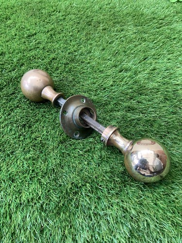 Pair vintage brass - vintage, door