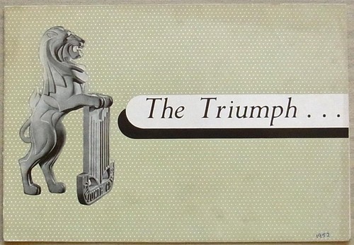 Triumph renown saloon - renown,