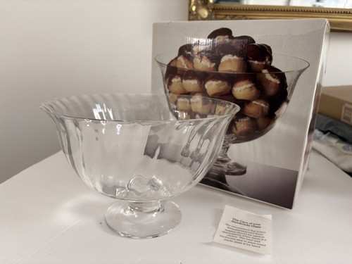 Dartington clear crystal - clear, round