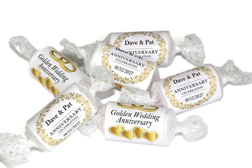 50th golden wedding - golden,