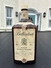 Ballantines 189 cl Finest Scotch Whisky Bottle Built In Pourer Vintage EMPTY